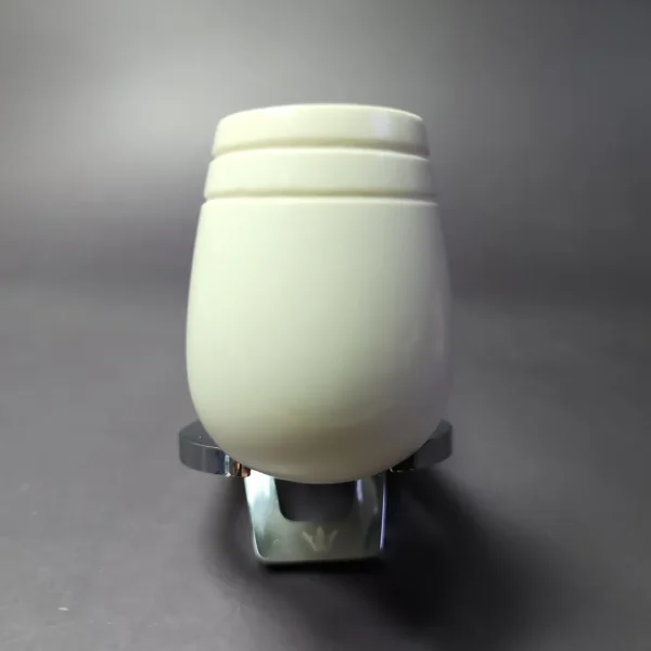 MBSD Meerschaum Silver Smooth Rev Calabash Brandy Block Meerschaum Pipe, New - Image 4