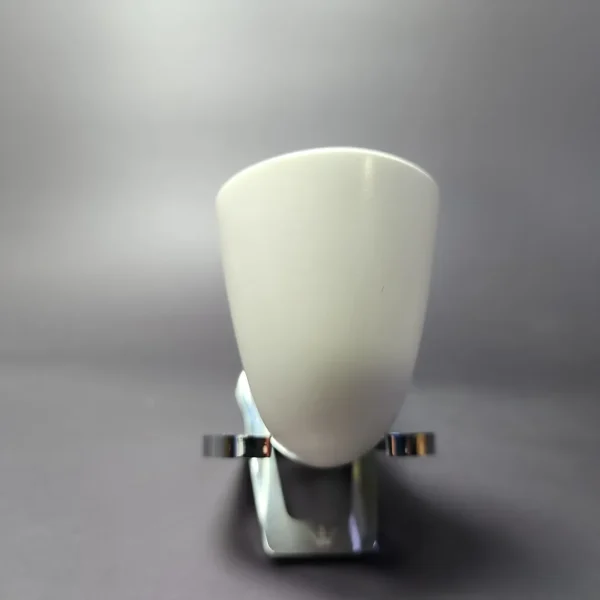 MBSD Meerschaum Silver Smooth Stubby Dublin Block Meerschaum Pipe, New - Image 5