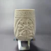 MBSD Meerschaum Deluxe Silver Floral Reverse Calabash Brandy Block Meerschaum Pipe, New - Image 5