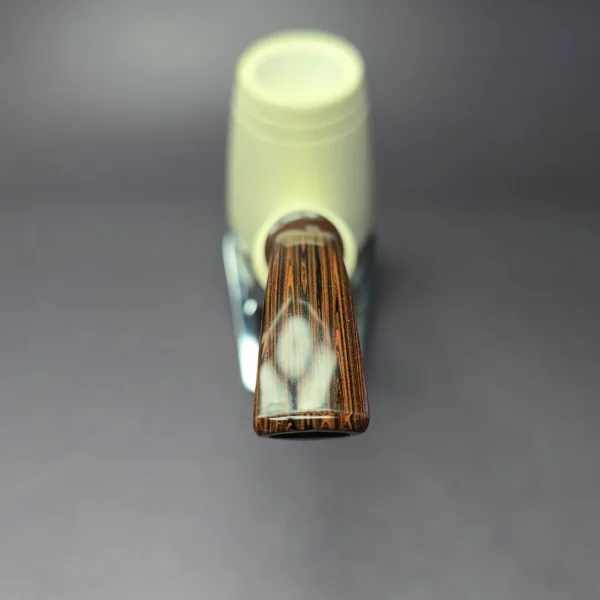 MBSD Meerschaum Deluxe Premier XL Brandy Block Meerschaum Pipe, Briar-Mortise - Image 5