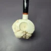MBSD Meerschaum Deluxe Natural Freehand Block Meerschaum Pipe, Briar-Mortise - Image 5
