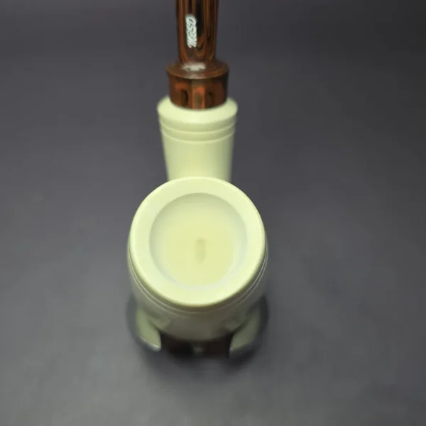 MBSD Meerschaum Deluxe Premier XL Brandy Block Meerschaum Pipe, Briar-Mortise - Image 6
