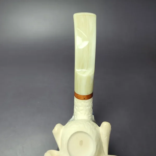 MBSD Meerschaum Masters Deluxe by Kenan Bull Block Meerschaum Pipe, New - Image 7