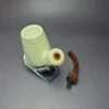 MBSD Meerschaum Deluxe Premier XL Brandy Block Meerschaum Pipe, Briar-Mortise - Image 7