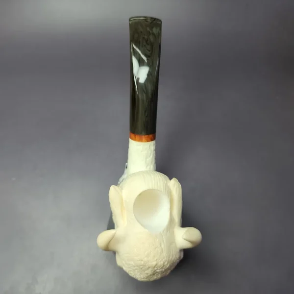 MBSD Meerschaum Masters Deluxe by Kenan Bison Block Meerschaum Pipe, New - Image 8
