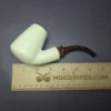 MBSD Meerschaum Deluxe Premier XL Brandy Block Meerschaum Pipe, Briar-Mortise - Image 8