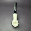 MBSD Meerschaum Silver Reverse Calabash Billiard Block Meerschaum Pipe, New - Image 8
