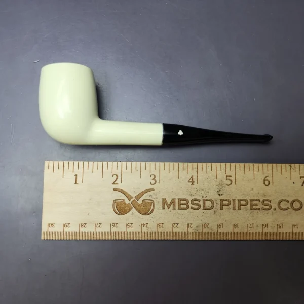 Kaywoodie White Briar 07 Smooth Billiard Estate Briar Pipe, American Estates - Image 10