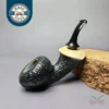 HS Studio Sandblasted Acorn w/ Boxwood Estate Briar Pipe, Unsmoked