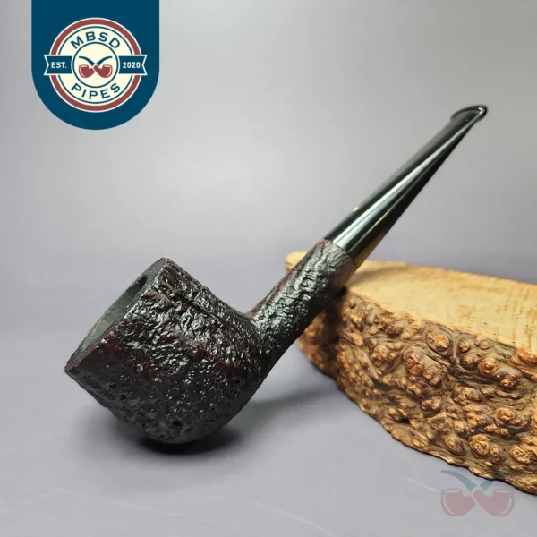 Dunhill 1967 Shell Briar R Sandblasted Pot Estate Briar Pipe, English Estates