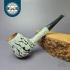 Dave Neeb & Marty Schreiter Abstract Brandy Handmade Briar Pipe, New