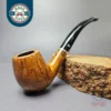 Stanwell Amber Light Smooth 83 Bent Billiard Estate Briar Pipe, Danish Estates