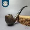 Stanwell Deluxe 83 Sandblasted Bent Billiard Estate Briar Pipe, Danish Estates