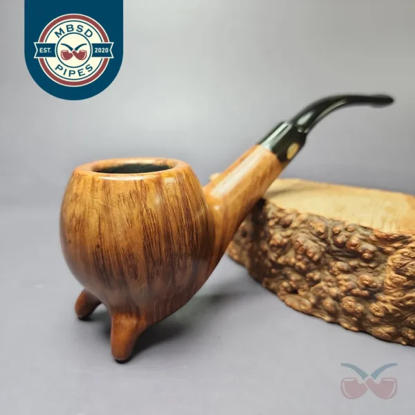 GBD Unique Straight Grain Smooth Walrus Estate Briar Pipe, English Estates