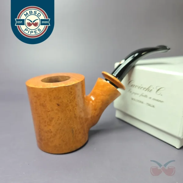 Cavicchi CCC Smooth Cherrywood Sitter Estate Briar Pipe, Italian Estates