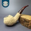 Pipe Tristan Natural Granite Bullmoose Handmade Briar Pipe, New