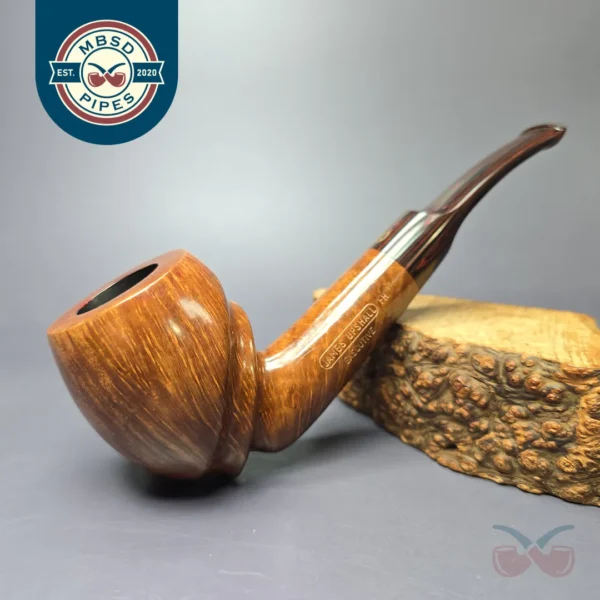 James Upshall Empire Executive Smooth Freehand Acorn Estate Briar Pipe, Unsmoked