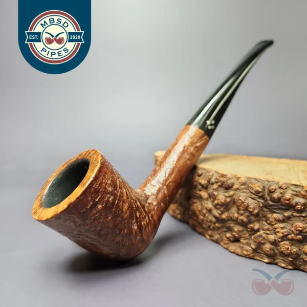 Sasieni Four Dot Ruff Root 71 Dublin Estate Briar Pipe, English Estates