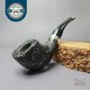 Morgan BlackJack 31 Sandblasted Panel Horn Briar Pipe, New