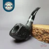 Morgan BlackJack 31 Sandblasted Panel Horn Briar Pipe, New