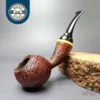 HS Studio Sandblasted Wasp w/ Boxwood Estate Briar Pipe, Unsmoked