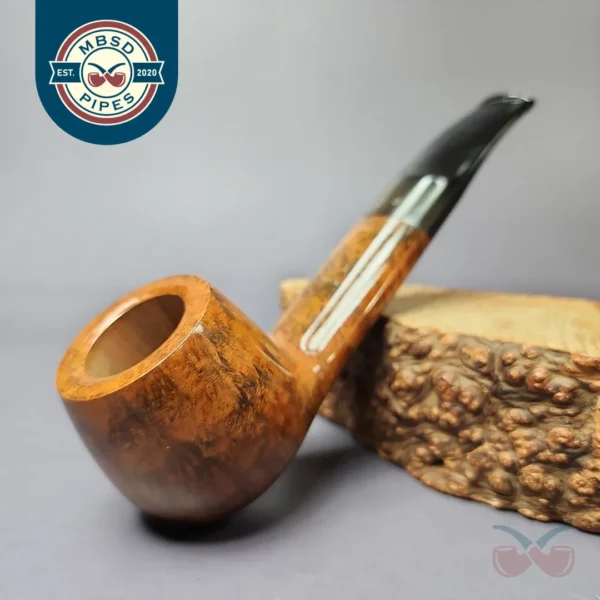 Gigi Flamme 2 035 Smooth Diplomat Estate Briar Pipe, Unsmoked