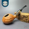 J. Mouton Tanblast Tomato w/ Ox Horn & Brass Handmade Briar Pipe, New