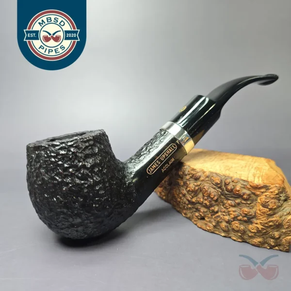 James Upshall Acclaim Magnum Apple w/ Les Wood Silver Estate Briar Pipe, Unsmoked