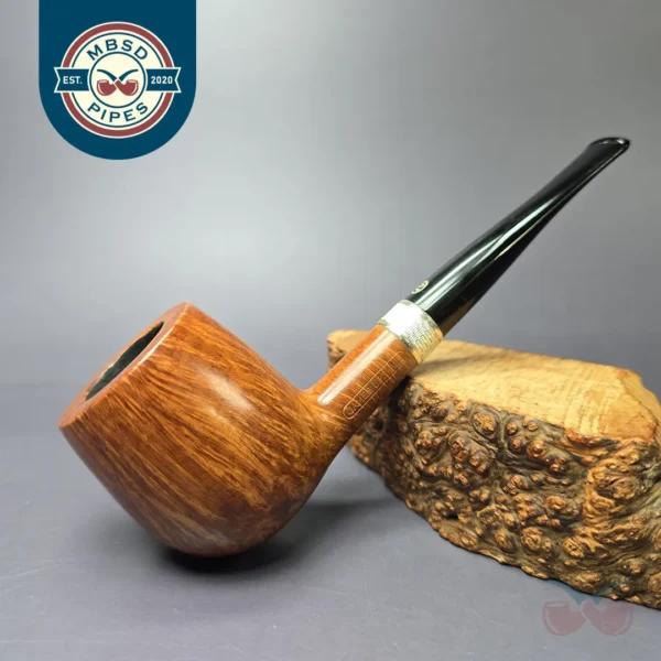 James Upshall P ExL Smooth Apple w/ Silver Estate Briar Pipe, English Estates