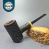 Adam Remington Partially Sandblasted Poker w/Boxwood Estate Briar Pipe, Unsmoked