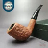 Savinelli Linea Piu 5 Rusticated Brandy Estate Briar Pipe, Italian Estates, 6mm