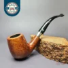 Castleford Smooth Bent Billiard w/ Silver Estate Briar Pipe, English Estates