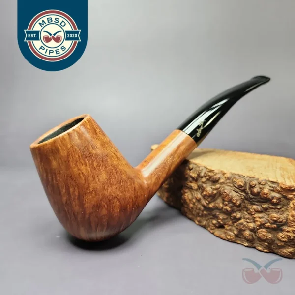 Savinelli Autograph 4 Smooth Brandy Estate Briar Pipe, Italian Estates, 6mm