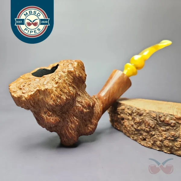 Randy Wiley XL Rusticated Freehand Estate Briar Pipe, American Estates