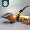 Ben Wade (Preben Holm) Golden Walnut Smooth Freehand Estate Briar Pipe, Unsmoked
