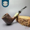Savinelli Nonpareil 9111 Sandblasted Billiard Estate Briar Pipe, Italian Estates