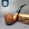 Gigi Infinity Smooth Bent Billiard Estate Briar Pipe, Unsmoked, 9mm