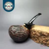HS Studio Sandblasted Reverse Calabash Nosewarmer Estate Briar Pipe, Unsmoked