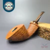 Brandon Brooks Partially Sandblasted Dublin Handmade Briar Pipe, New