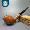 Radice Clear Fiammata Smooth Cutty Estate Briar Pipe, Italian Estates, 9mm