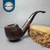 James Upshall w/ Bill Taylor Sandblasted Bent Apple Estate Briar Pipe, Unsmoked