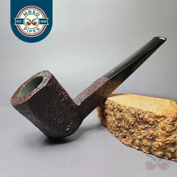 Astleys by Ashton XL Sandblasted Panel Estate Briar Pipe, Unsmoked