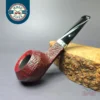 Dunhill 2017 Ruby Bark 3117 Sandblasted Squat Bulldog Estate Briar Pipe, English Estates