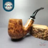 Nording A XL Smooth Bent Billiard w/ Silver Estate Briar Pipe, Unsmoked