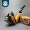 Nording Partially Rusticated Fluted Freehand Estate Briar Pipe, Unsmoked