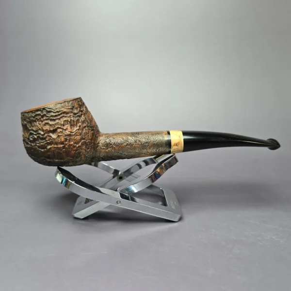 Dirk Claessen Sandblasted Prince Estate Briar Pipe, Unsmoked - Image 2