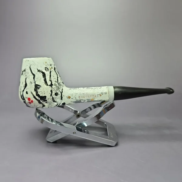 Dave Neeb & Marty Schreiter Abstract Brandy Handmade Briar Pipe, New - Image 2