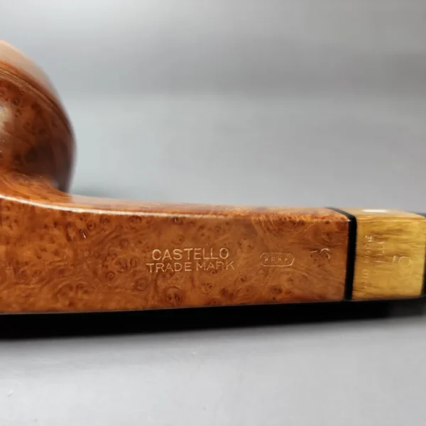 Castello Trademark 4K 56 Smooth Bulldog Estate Briar Pipe, Italian Estates - Image 2