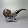 Ashton 1986 Pebble Grain XXX Bent Apple Estate Briar Pipe, English Estates - Image 2