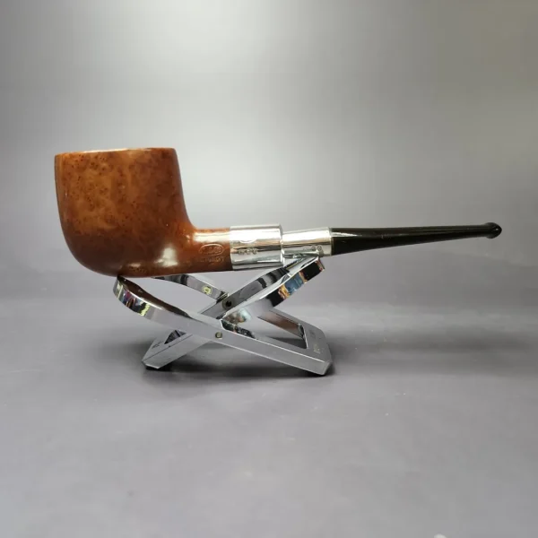 Loewe & Co 1979 Smooth Silver Spigot Pot Estate Briar Pipe, English Estates - Image 2